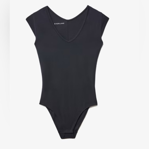 EVERLANE THE V-NECK BALLET BODYSUIT - Picture 5 of 13